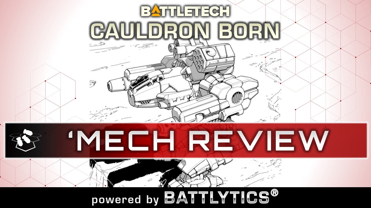 Cauldron Born: Kickstarter Wave 2 Battlytics! | Battletech Battle Report [ Mech Review 2021 ]