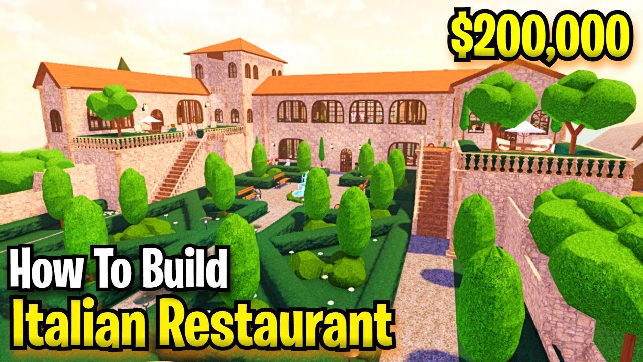 Restaurant Tycoon 3 ll 5 STAR Italian Restaurant Design Idea (Tutorial) ll Roblox