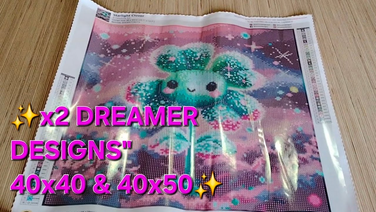 Unboxing Dreamer Designs x2 | Starlight Clover & Present Patrol | Diamants Ronds Diamond Painting