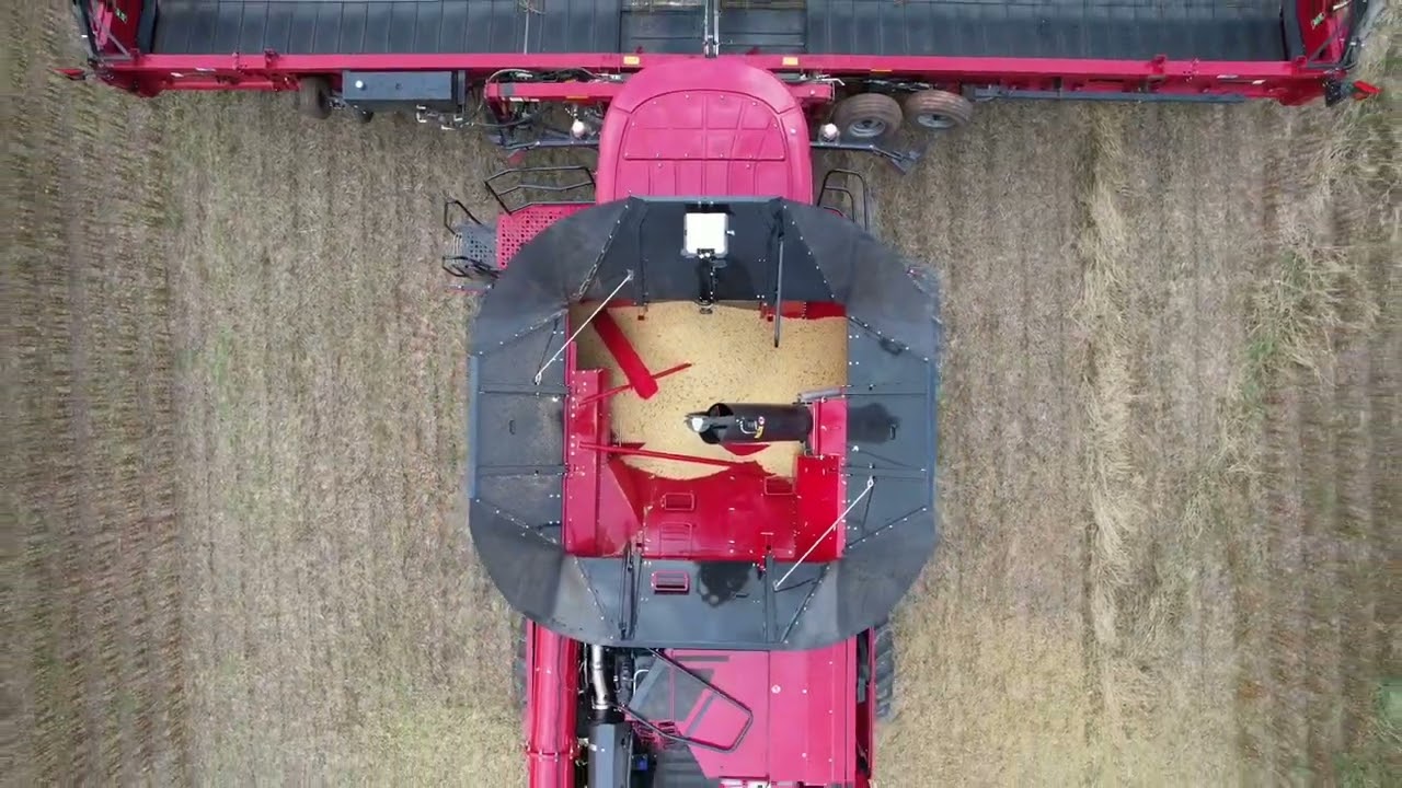 Axial-Flow 9250 Automation colhendo soja no MT