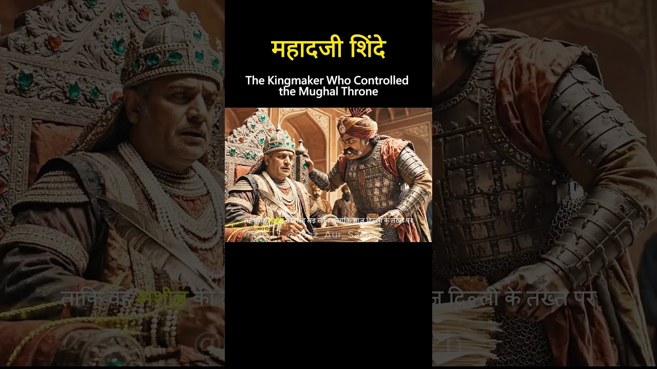 Mahadji Scindia (The Kingmaker) &mdash; The Maratha Who Controlled the Mughal Throne #shorts
