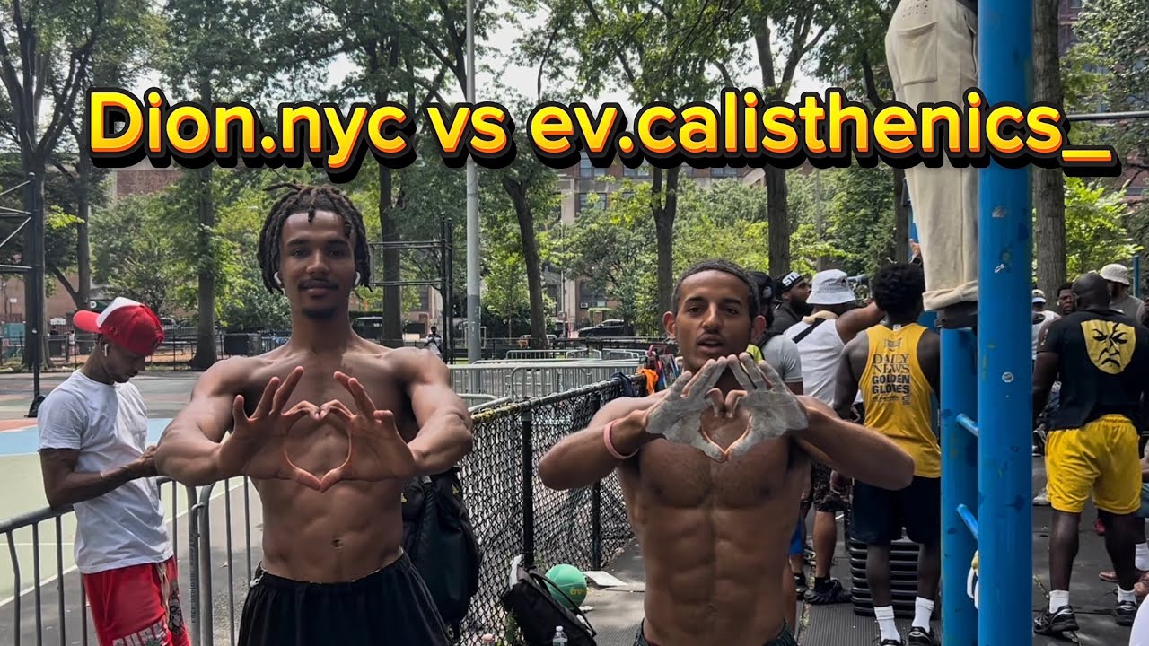 Dion.nyc vs Ev.calisthenics_ calisthenics battle ASAP FERG FLO FAIR!!
