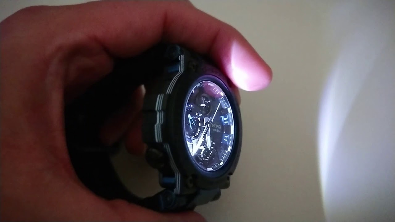 G-SHOCK MTG-B1000XBの LEDライト！明るい！ひとくち動画！