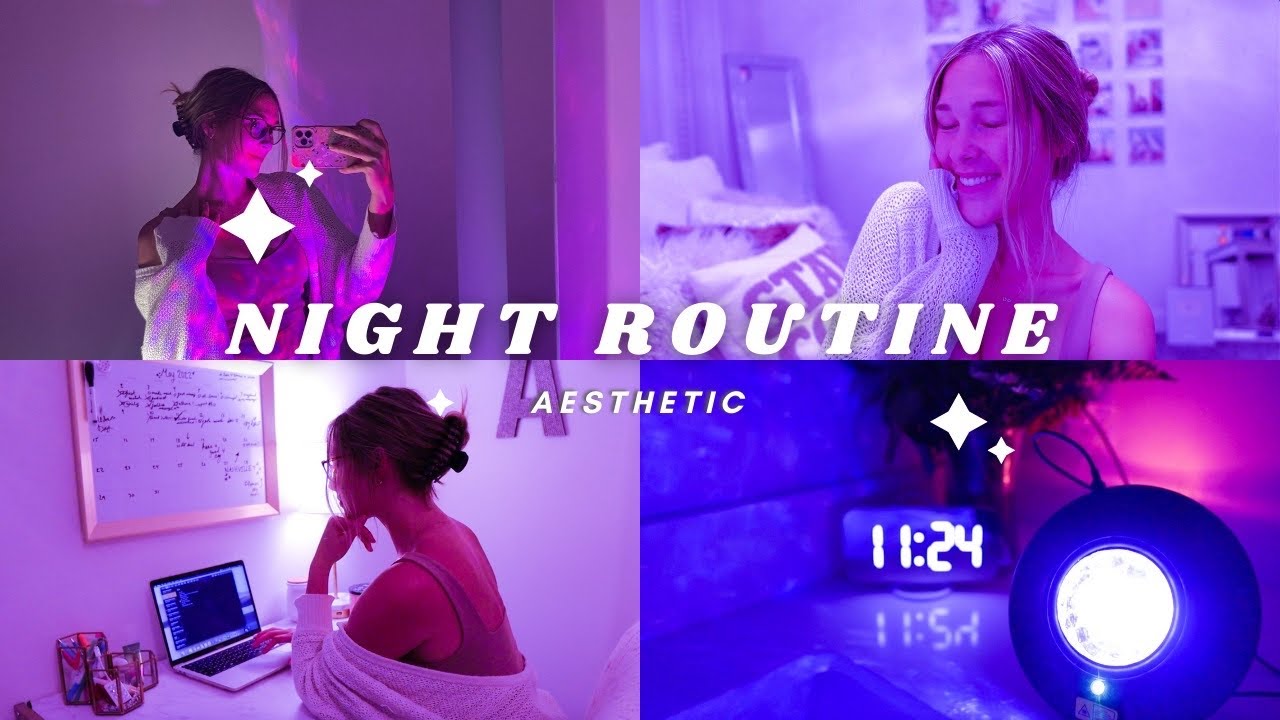MY NIGHT ROUTINE: cozy, productive *realistic* ☁️ + favorite amazon night time finds