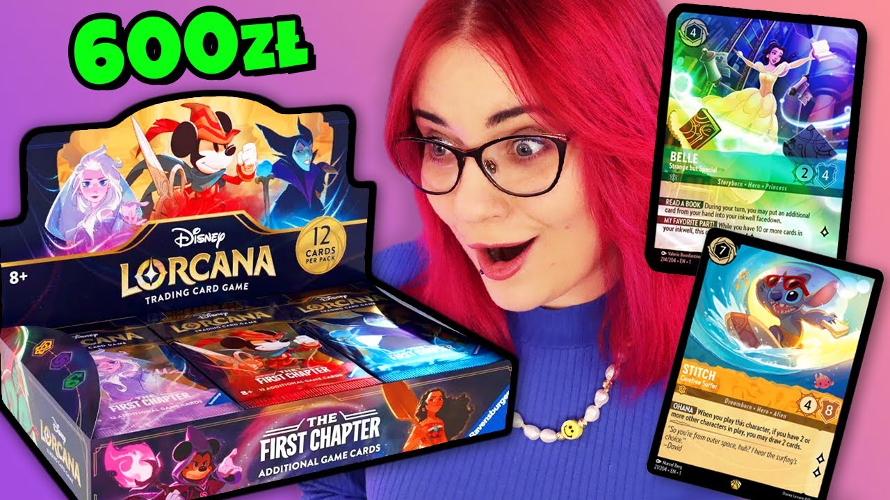Otwieram CAŁY Booster Box DISNEY LORCANA First Chapter 🤑