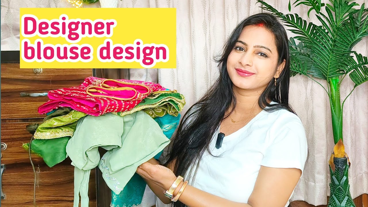 Designer blouse designs | Blouse designs | Style Game With Jyoti 