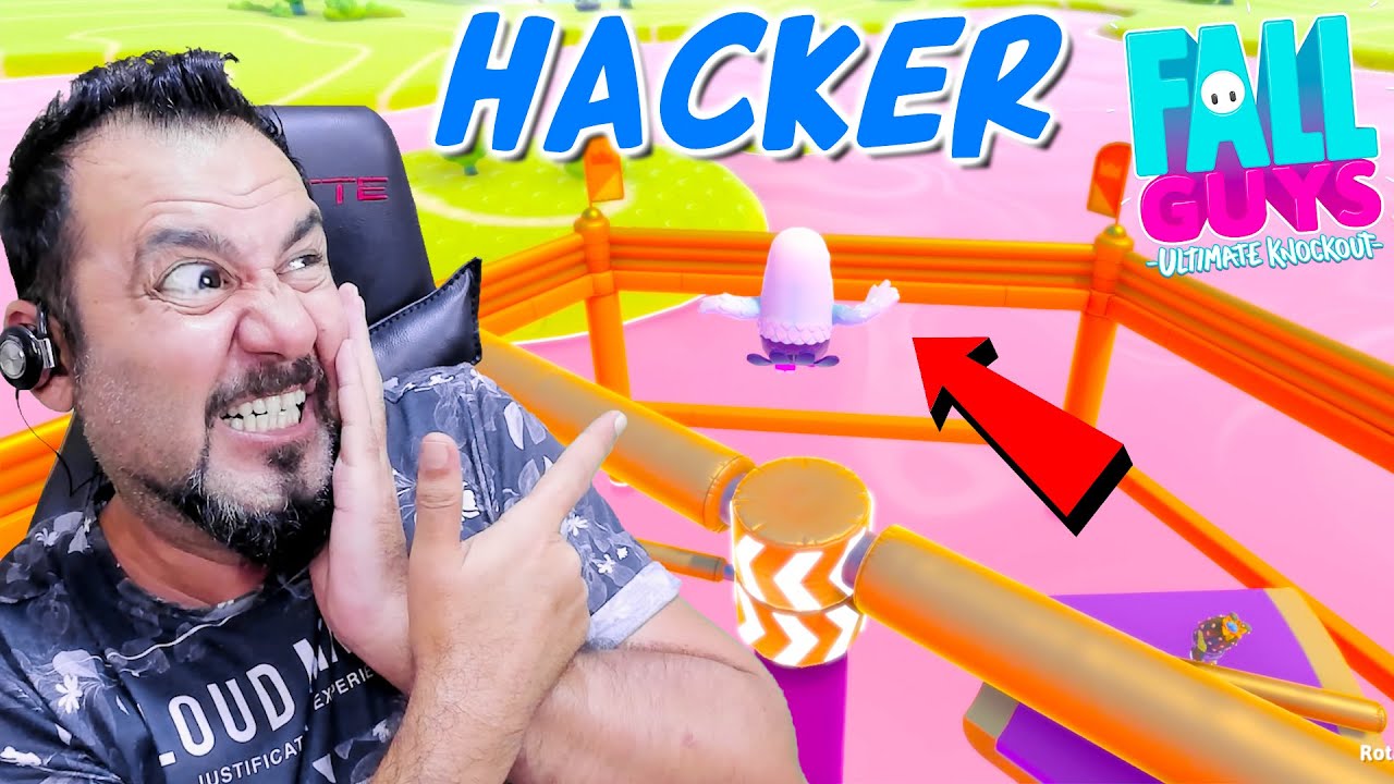 HACKER (hileci) GELDİ ÇILDIRDIM! | FALL GUYS OYNUYORUM