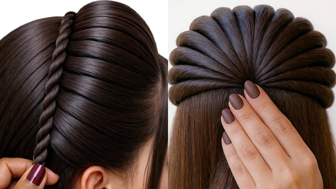 Easy Beautiful Hairstyle - Latest Hairstyle For Girls | Hairstyle Ideas | Hairstyle For Wedding