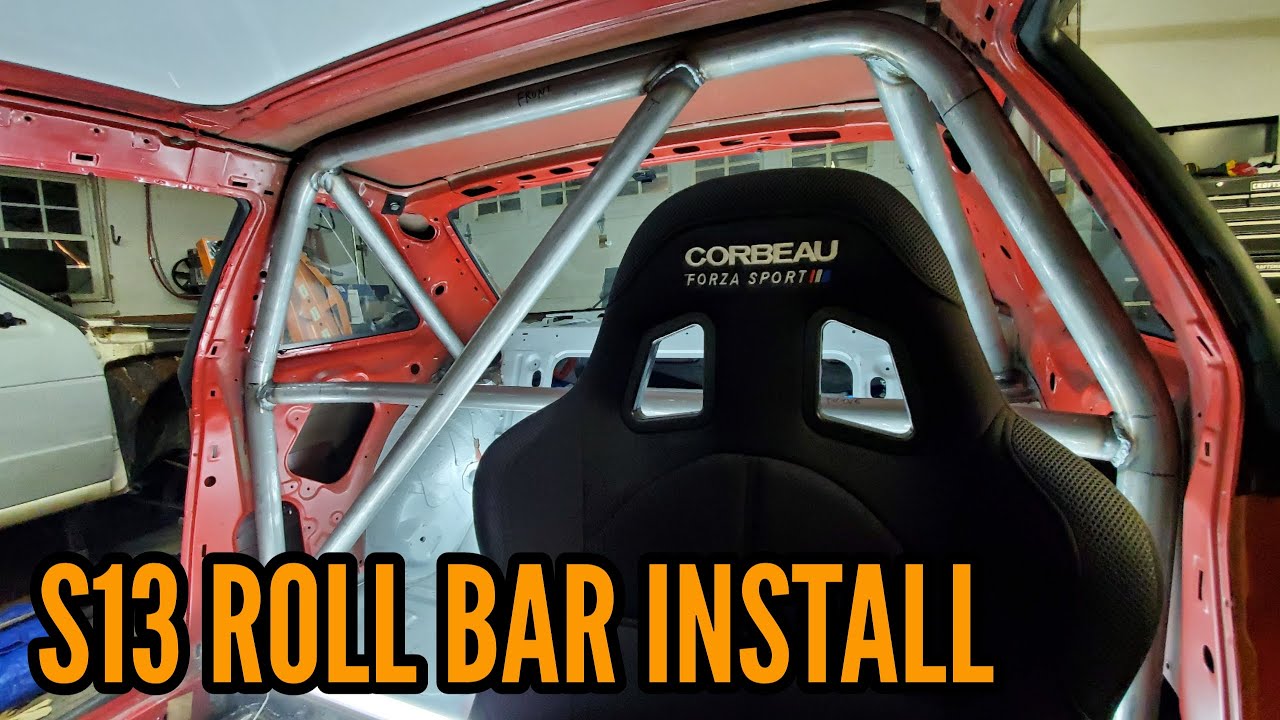 Nissan S13 Rollbar DIY & INSTALL