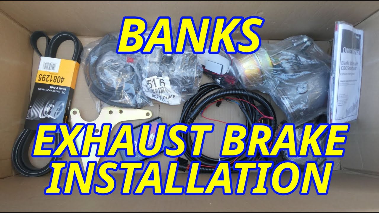 BANKS EXHAUST BRAKE INSTALL ON DODGE 5.9 CUMMINS DIESEL