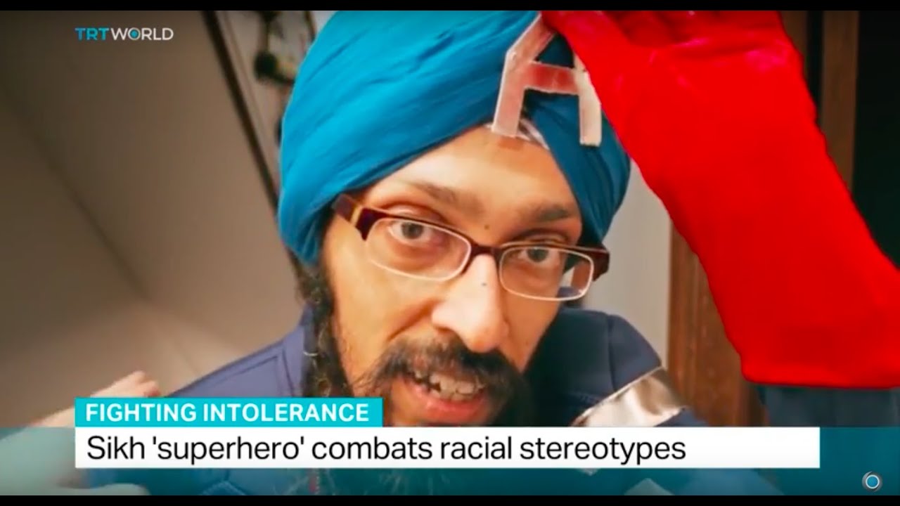 Sikh 'superhero' combats racial stereotypes, Patrice Howard reports