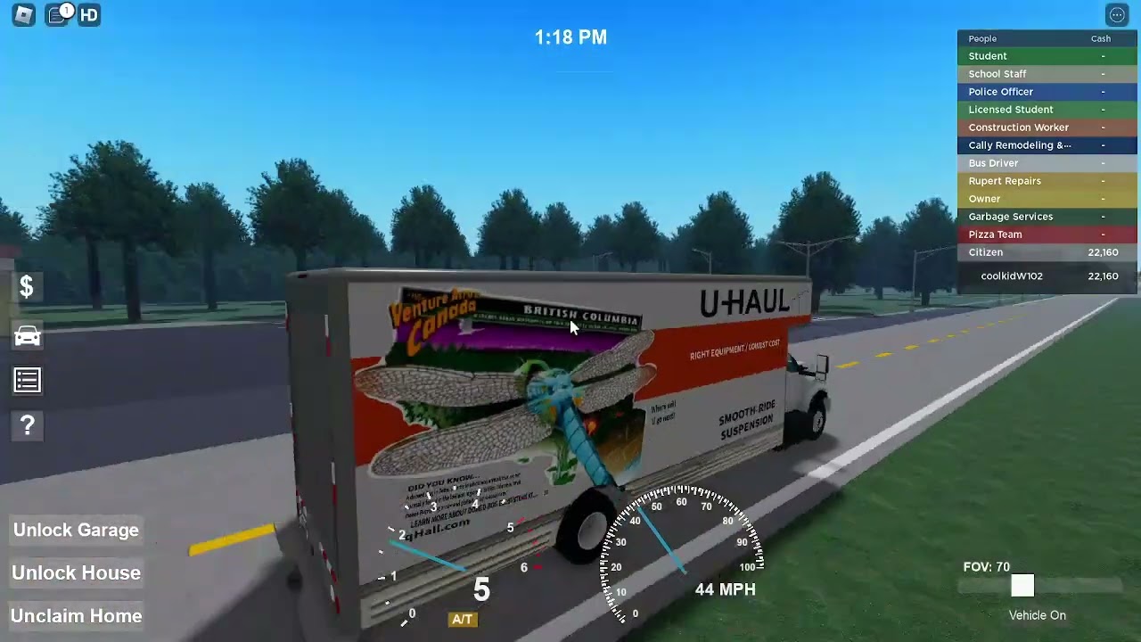 Southwest Ohio roleplay Uhaul Drive
