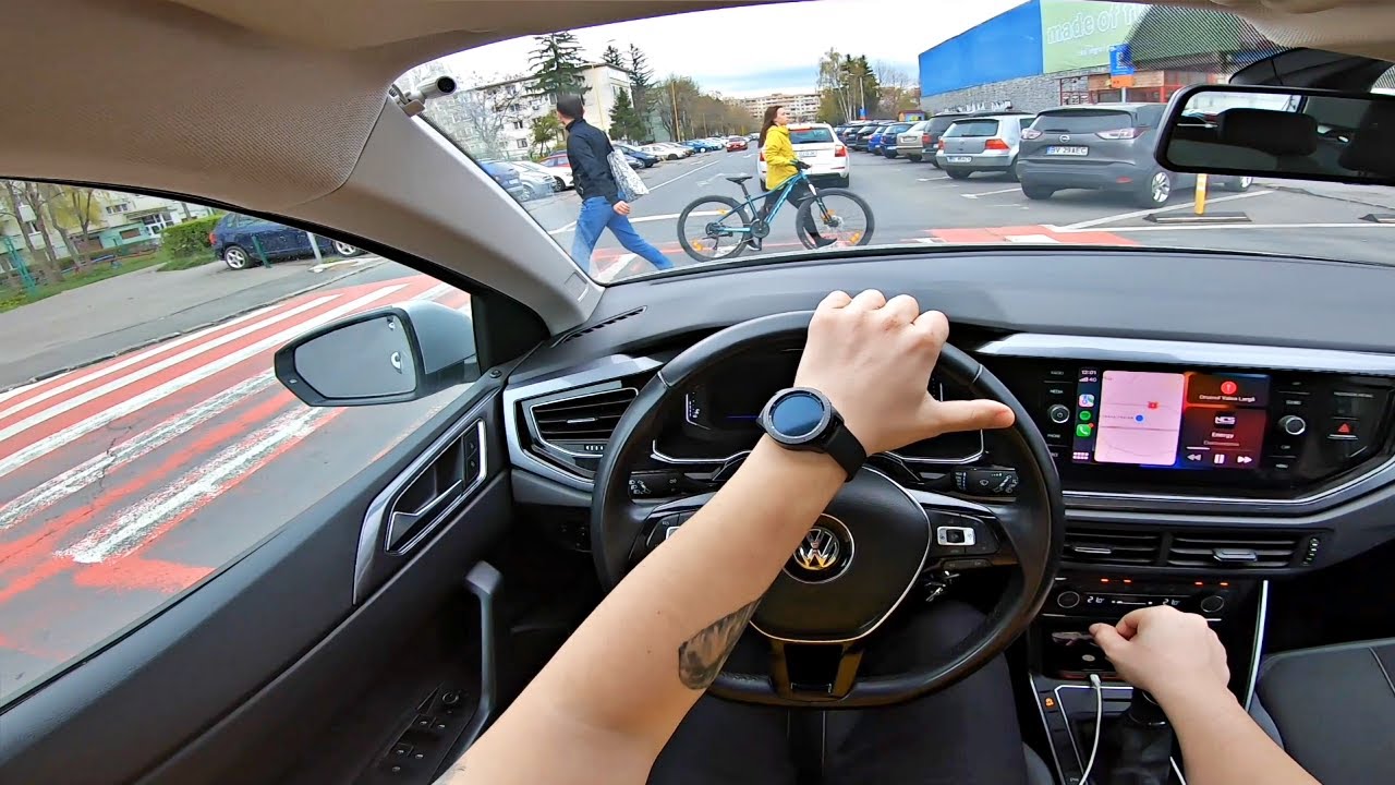 Manual Car Driving: City POV Experience!