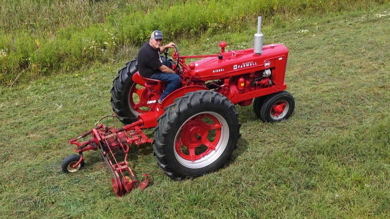 Настоящее чудо! Кошение с помощью Farmall MD