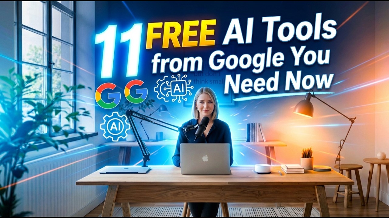 Top 11 FREE AI Tools from Google You Need Now