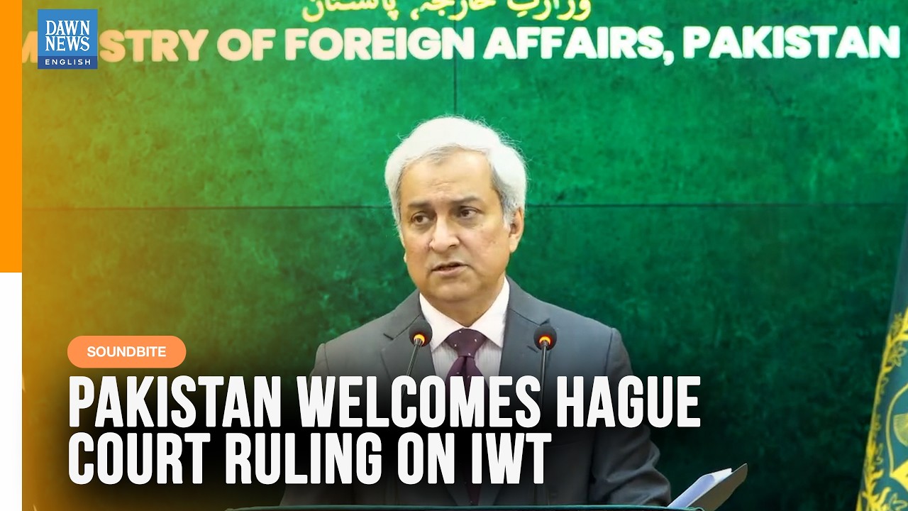 Pakistan Welcomes Hague Court Ruling On Indus Waters Treaty: FO