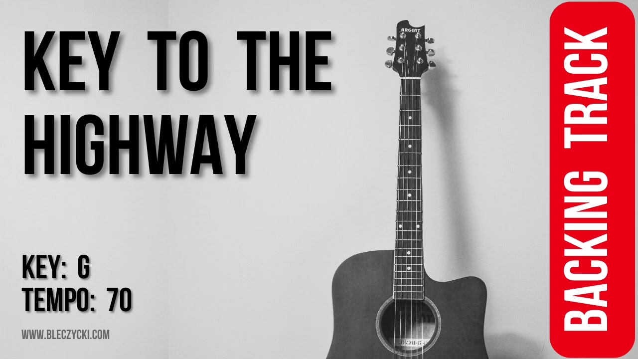 Key To The Highway play along backing track