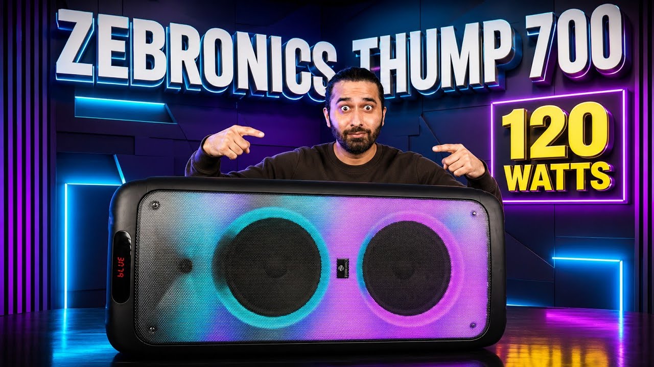 Zebronics ZEB THUMP 700 Speaker Review | Born Creator