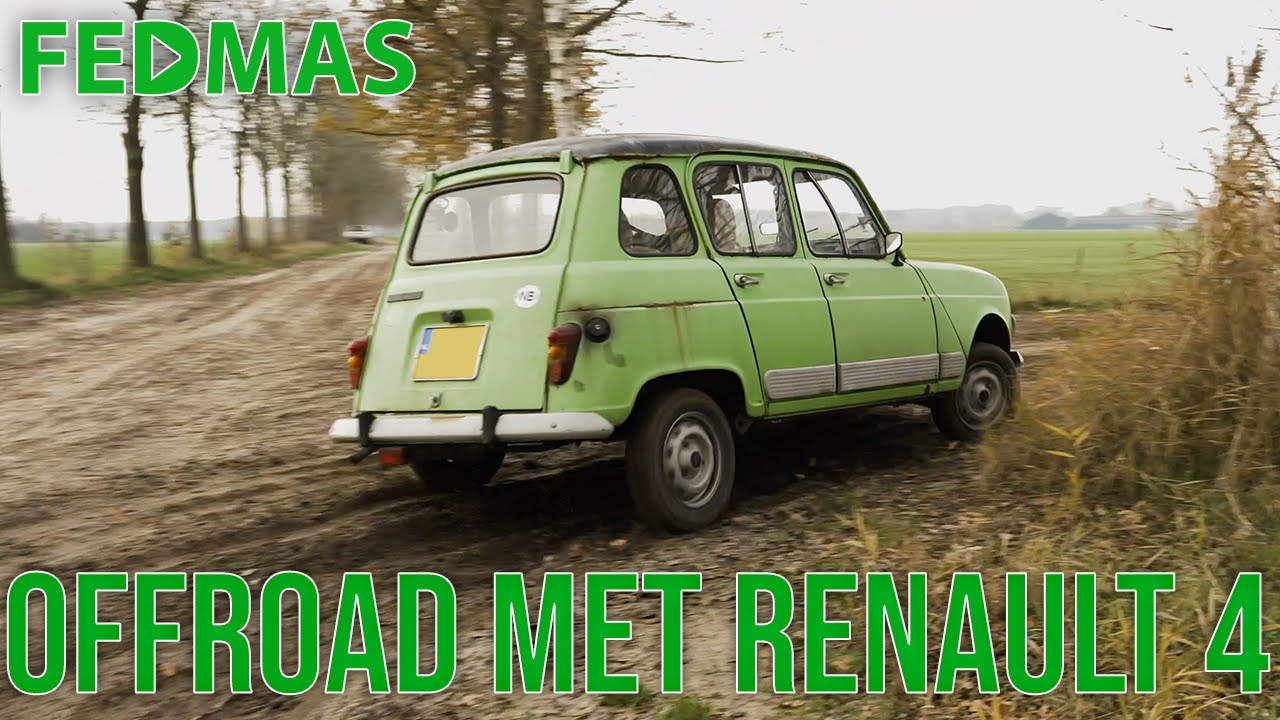 Off road crossen met een RENAULT 4 GTL uit 1983?! | FEDMAS