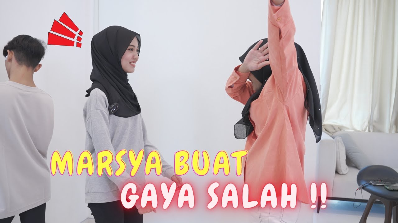 MARSYA BUAT GAYA SALAH !! - WHISPER CHALLENGE