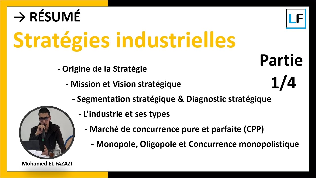 Résumé || Stratégies industrielles (Partie 1/4)