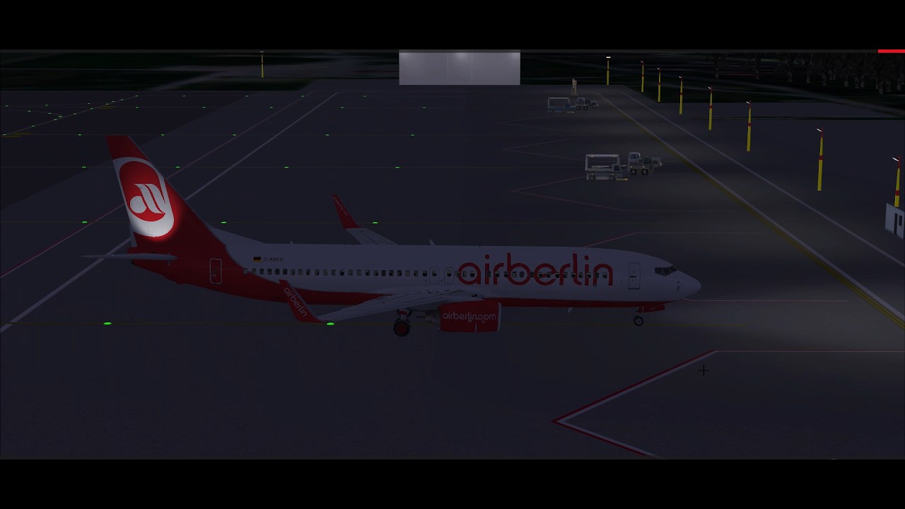 PMDG Boeing 737 landed to George Enescu airport