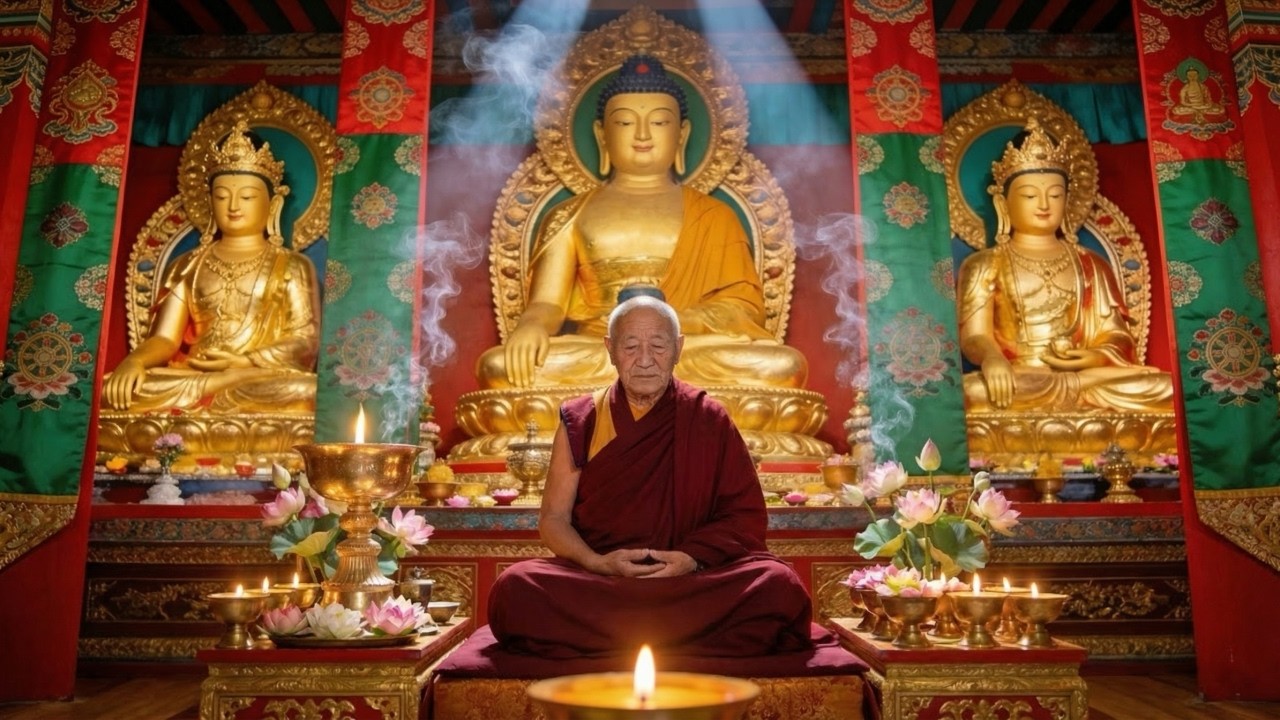 Vajrasattva Mantra — Forgiveness & Release Guilt | Tibetan Monks Chant for Emotional Cleansing
