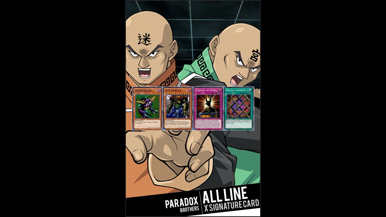 Yugioh Duel Links - Paradox Brothers x ALL Special Phrases Card