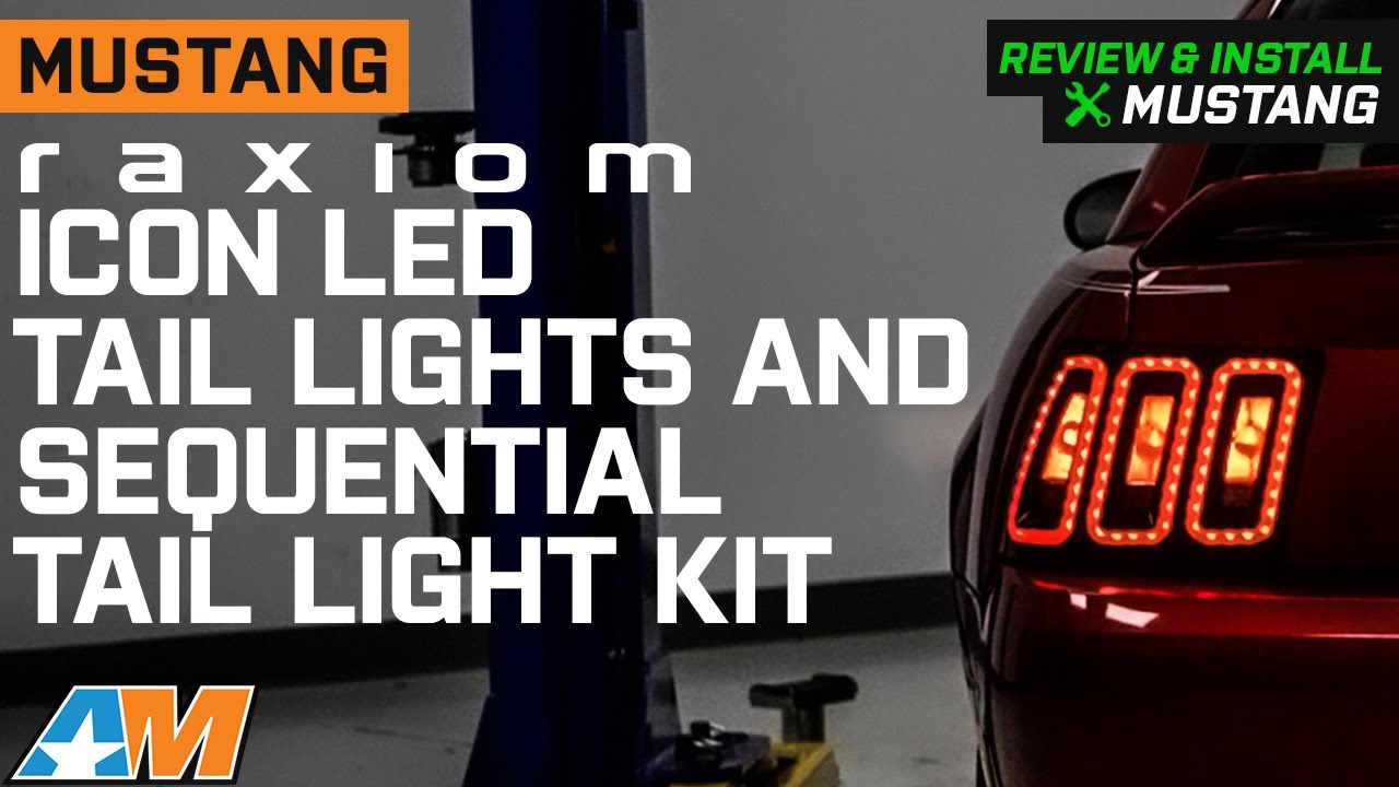 1999-2004 Mustang Raxiom Icon LED Tail Lights and Sequential Tail Light Kit Review & Install
