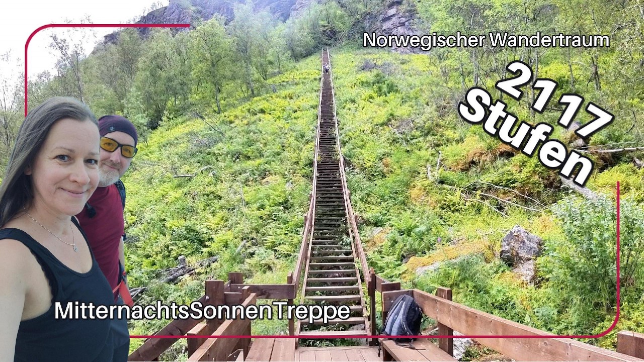 Mitternachtssonnen-Treppe: Norwegens Neuer Geheimtipp 🌞 | Vanlife im Kastenwagen | Naturwunder