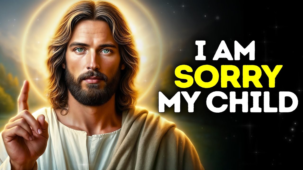 God Says- I AM SORRY MY CHILD | God Message | Gods Message Now | God's Message Now For You Today