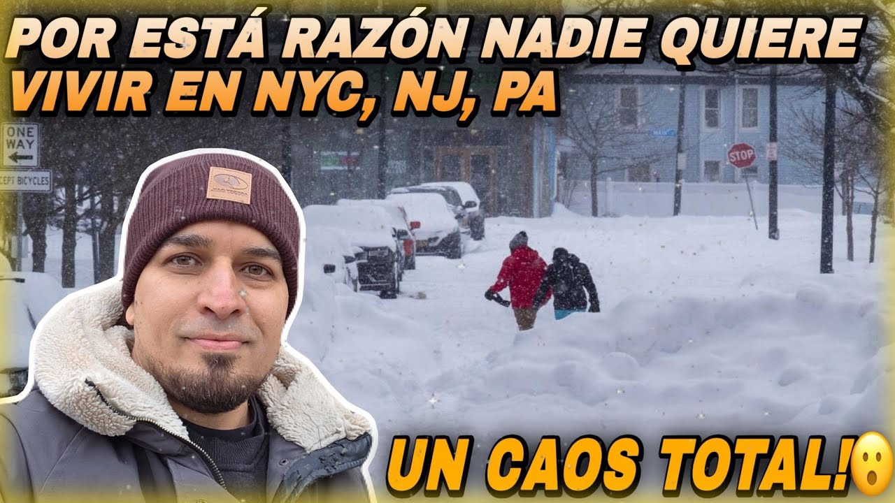 Por que  muchos huyen del frío? Recorriendo la nieve en New York, New Jersey, (PA) y Connecticut