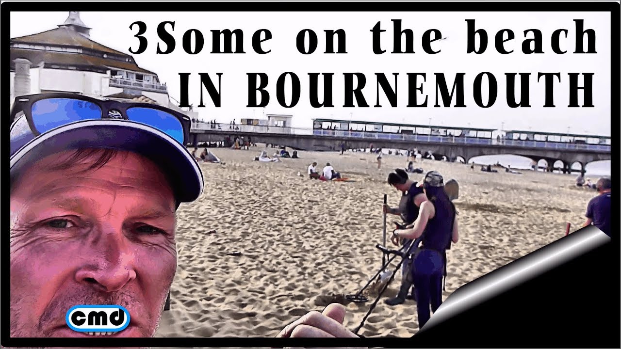 Minelab Equinox 800 Bournemouth beach metal detecting silver chain