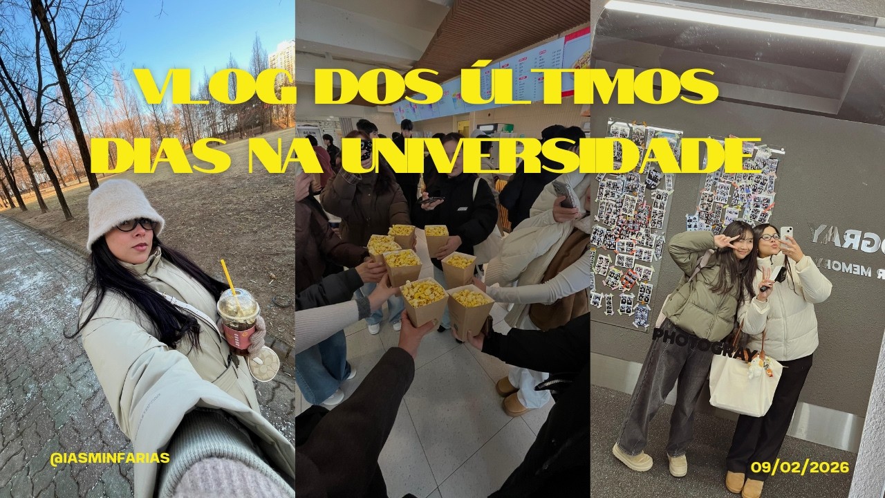 ENCONTREI MINHA AMIGA DA TAILÂNDIA+ A UNIVERSIDADE PRESENTEOU OS ALUNOS + RESULTADO FINAL