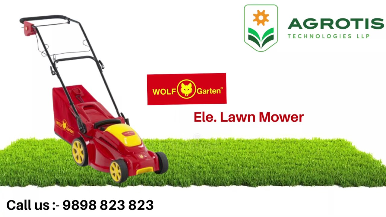 Wolf Garten A 400 E electric lawn mower buy online www.agrotis.in .
