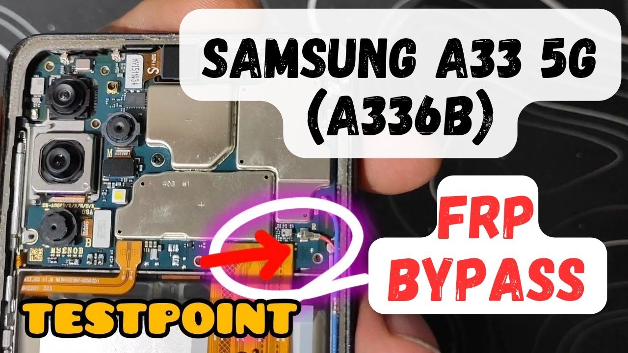 Samsung A33 5G A336B frp bypass by chimera tools