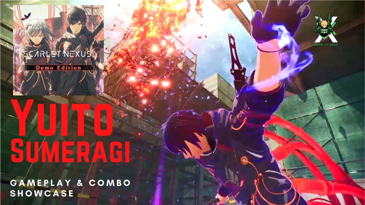 Scarlet Nexus Demo Yuito Sumeragi Gameplay & Combo Showcase (PS4)