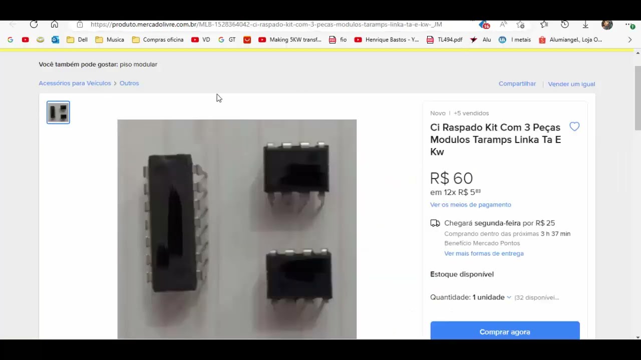 Como identificar um ci raspado na placa