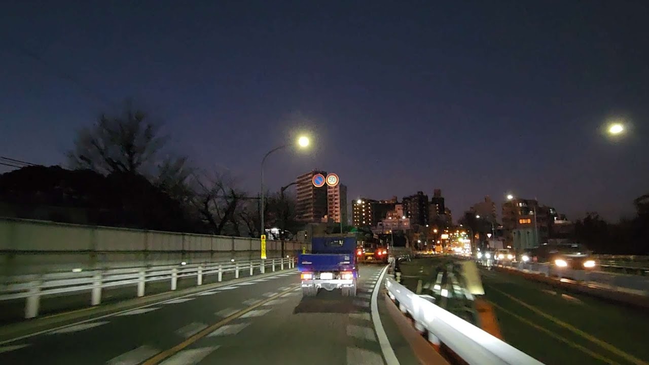 Early Morning Drive from Central Tokyo to Hachioji | Koshu Kaido◆東京早朝ドライブ