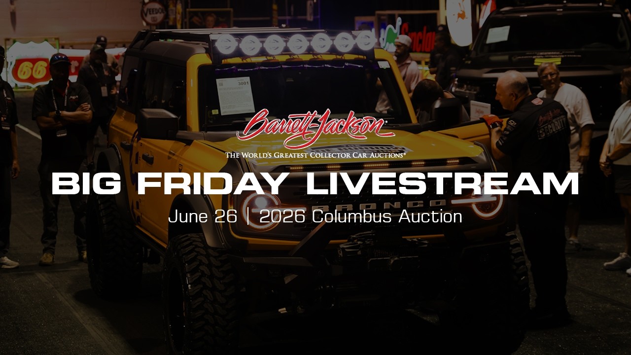 Barrett-Jackson Big Friday Livestream Replay // 2026 Columbus Auction // Friday, June 26