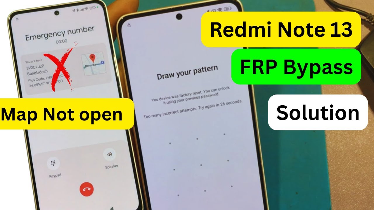 Redmi Note 13 4G FRP Unlock Tutorial | Maps Not Opening Fix | 100% Working FRP Bypass Guide