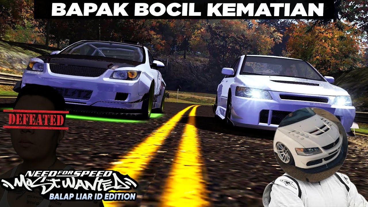 TAMAT - Bang Windah Adalah Raja Terakhir Balap Liar Ini 🥶🥶 NFS Most Wanted Mod Balap Liar ID