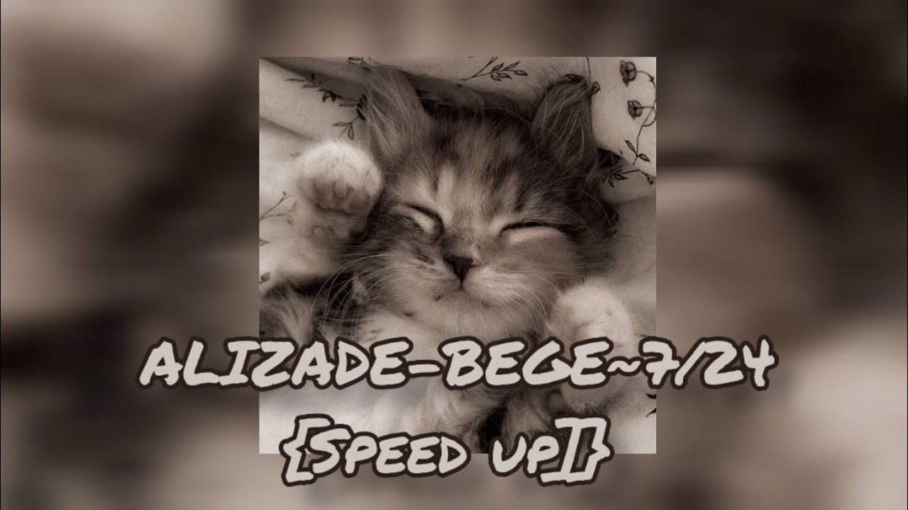 ALIZADE-BEGE~7/24 {Speed up]}