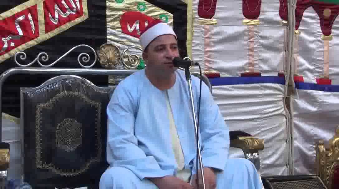 الشيخ طه النعماني بكفرالجمال عصراً في عزاء الحاج محمد حسنين عبدالمجيد 9-8-2014