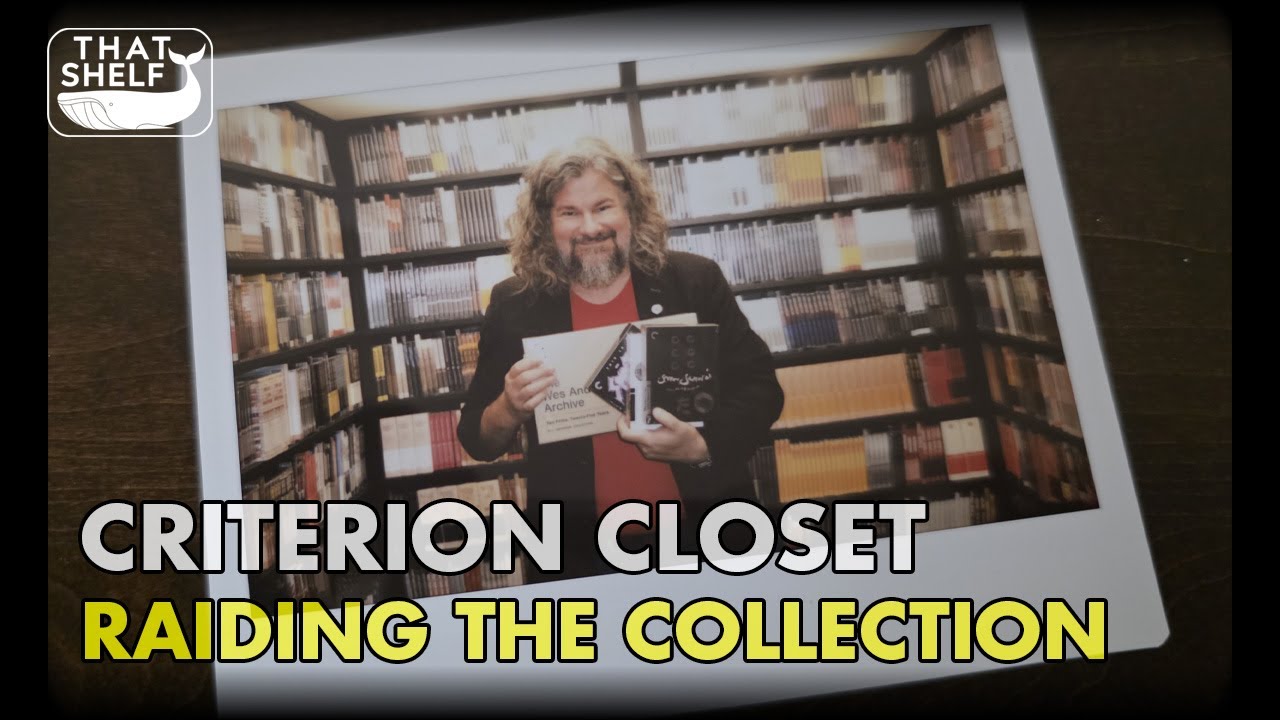 The Criterion Closet Video - That Shelf EIC Jason Gorber with the shelves of shelves