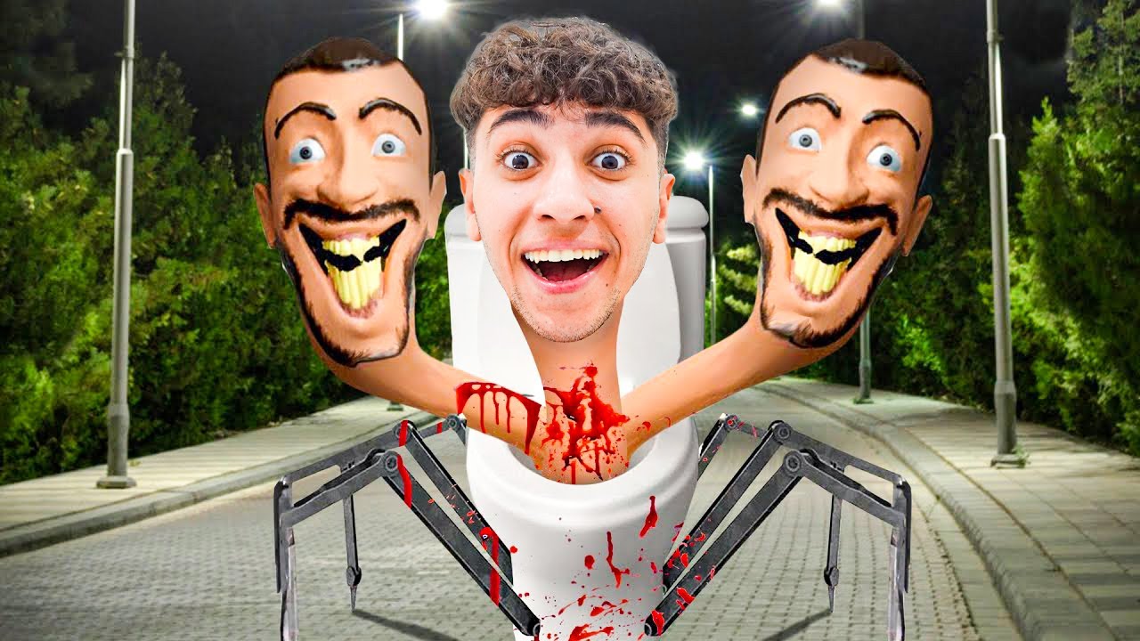 GERÇEK HAYATTA SKİBİDİ TUVALET 'E DÖNÜŞTÜM !! (%100 GERÇEK)