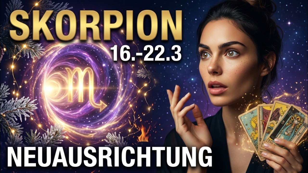 SKORPION ♏ Wochenorakel 16.–22. MÄRZ: Alles ist möglich! 🌌 Deine totale Neuausrichtung 🦂✨