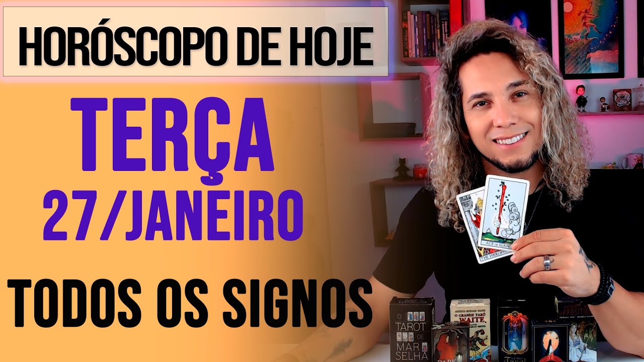 HORÓSCOPO DE HOJE / TERÇA - 27/01/26 - Previsão para Todos os Signos [AMOR, TRABALHO E DINHEIRO]