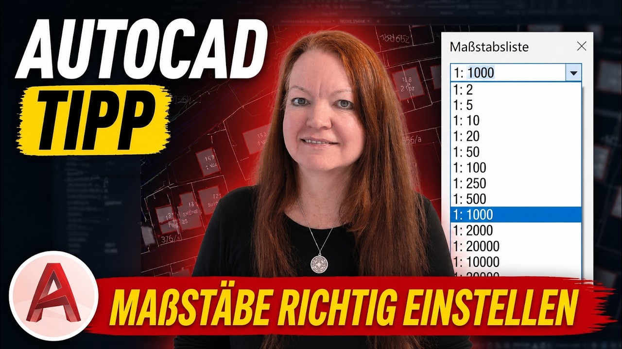 AutoCAD Tipp: Maßstäbe einstellen (Maßstabsliste für Layout Ansichtsfenster)