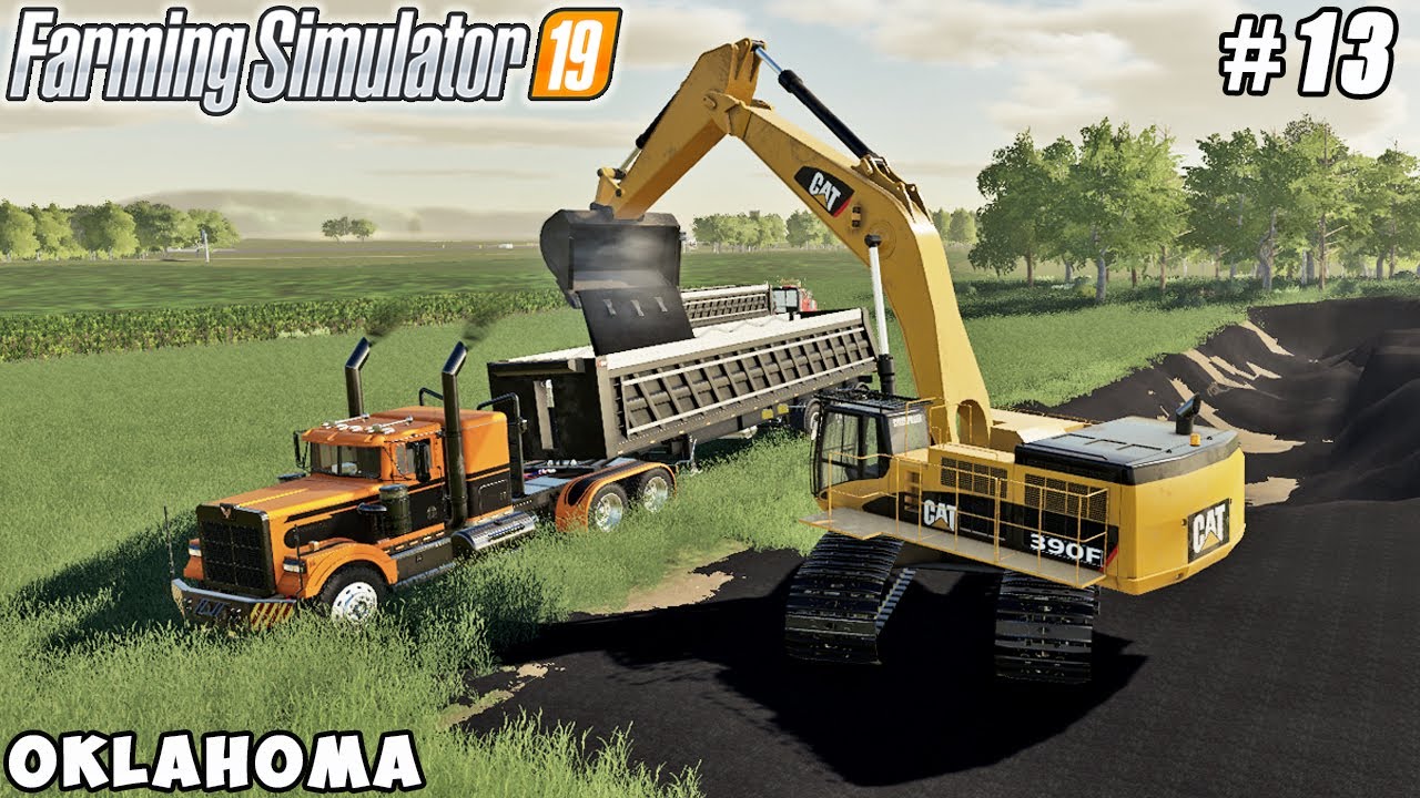 New tanks for selling milk, digging trench for silage bunker | Oklahoma | Farming simulator 19 | #13